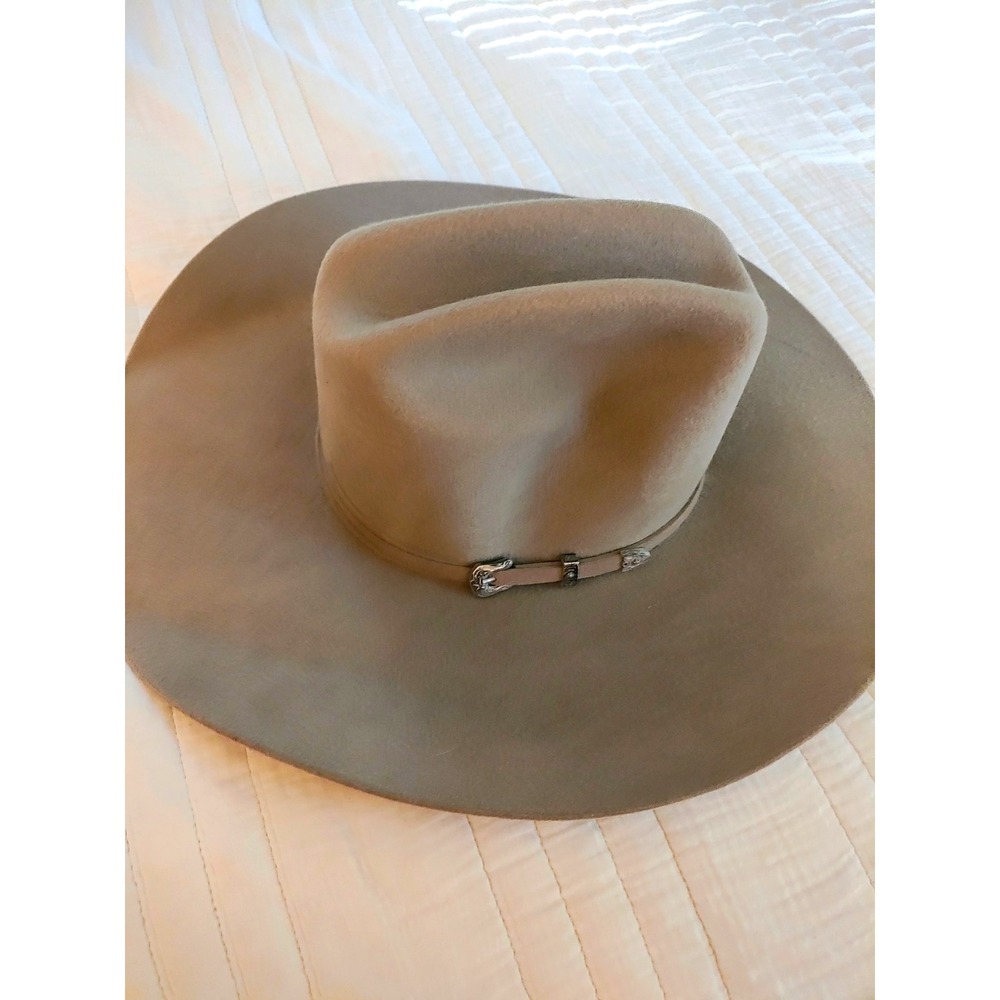 Twister El Paso 2X Wool Cowboy Hat Natural Tan Western 21"